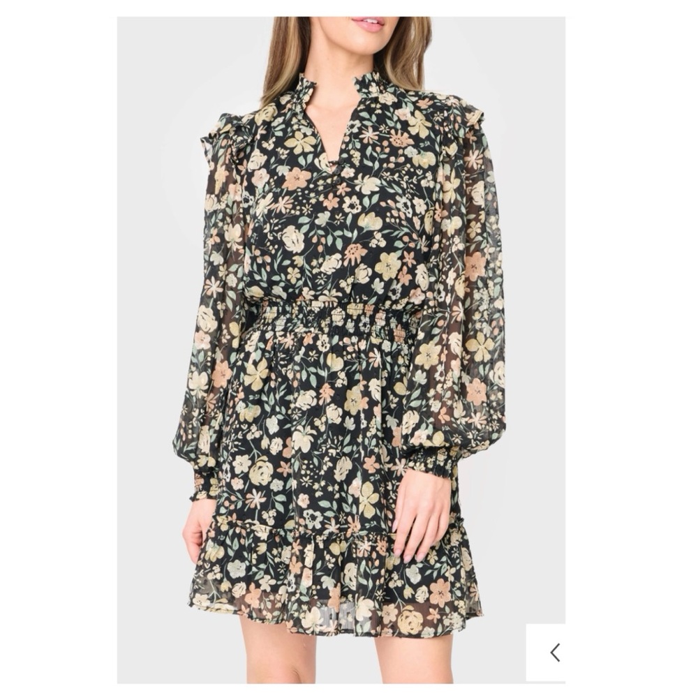 Floral Long Sleeve Dress
